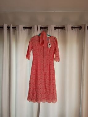 Dainty Jewells A Night In Paris Dress In Coral